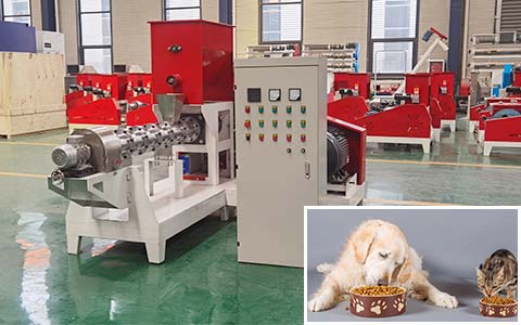 dry pet food machine